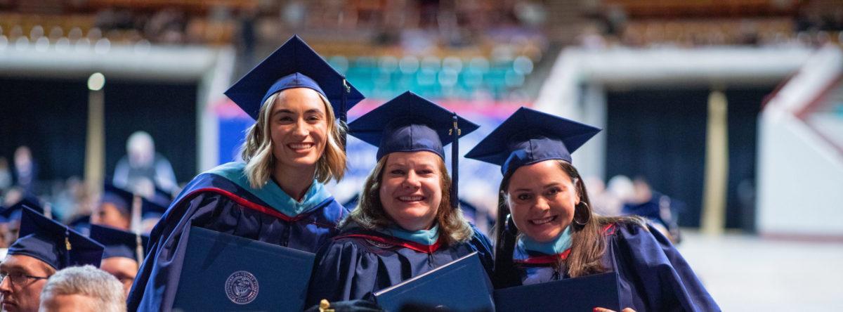 Graduate Students at Commencement